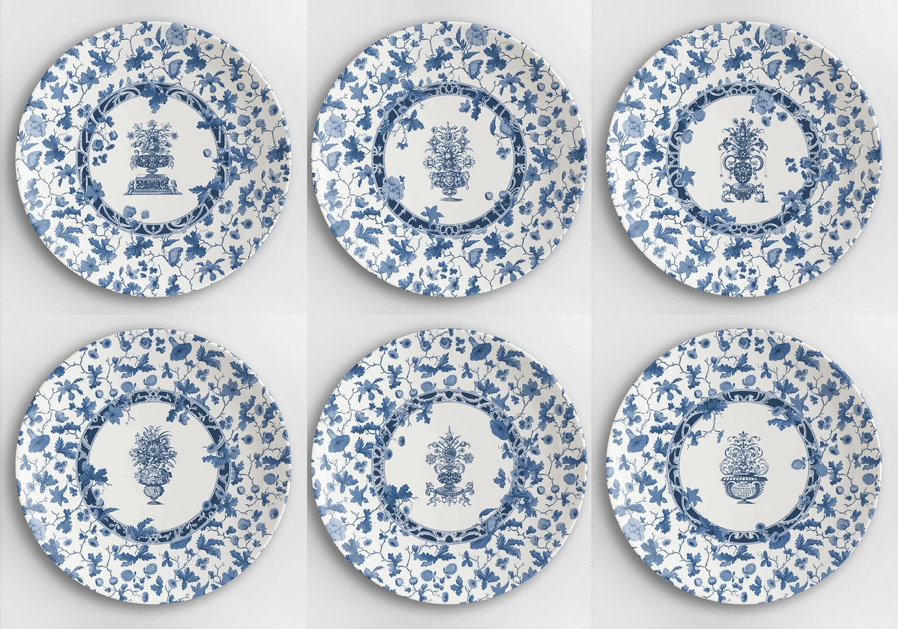 Garden of Eden Set of 1 Porcelain Serving Plates