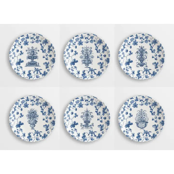 Garden of Eden Set of 2 Porcelain Bread Plates