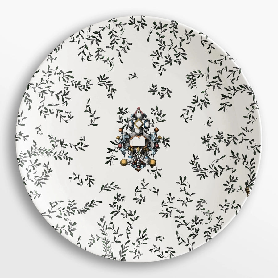 Pompei Set of 1 Porcelain Serving Plates