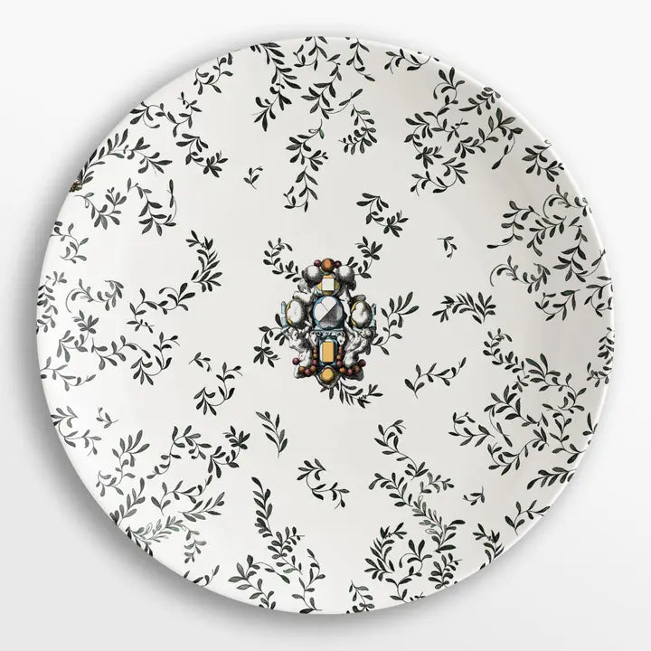 Pompei Set of 1 Porcelain Serving Plates